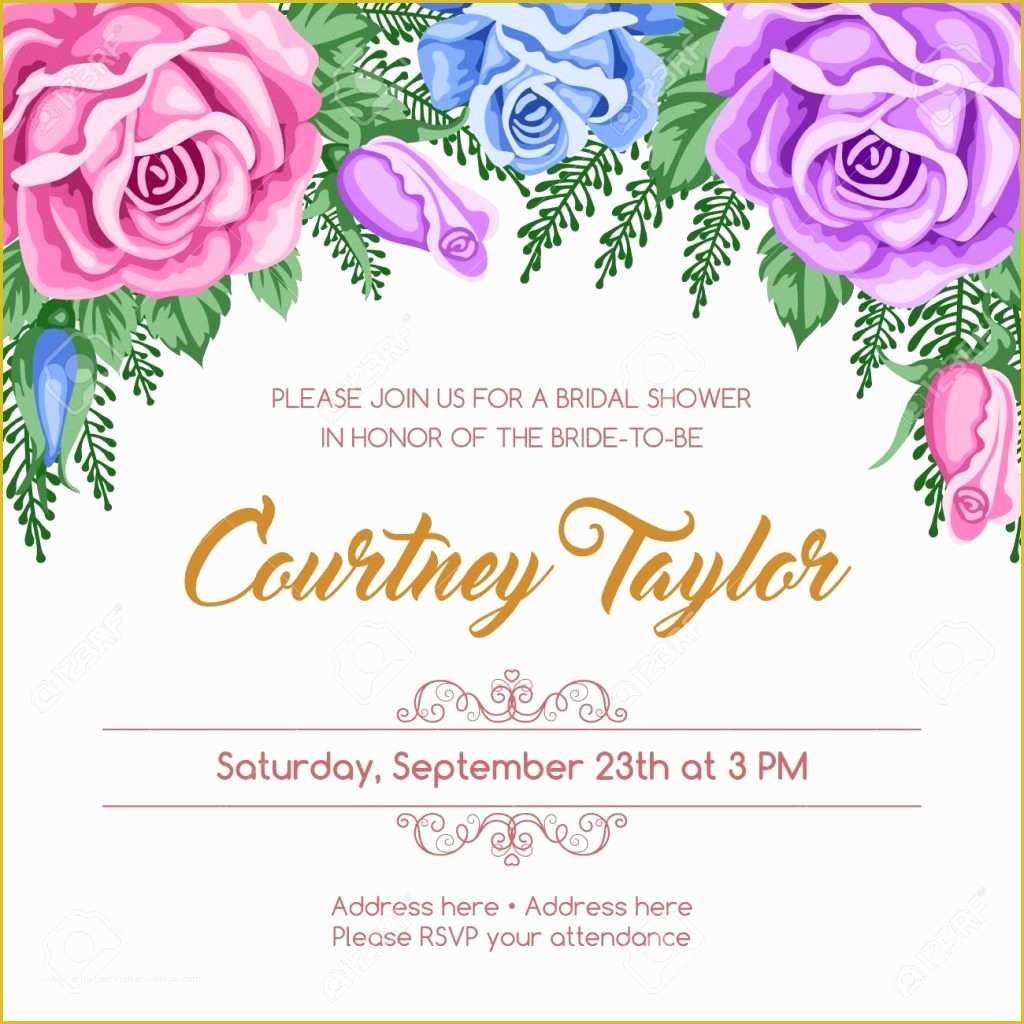 Bridal Shower Invitation Templates Microsoft Word Free Of Bridal Shower Invitation Templates Powerpoint with