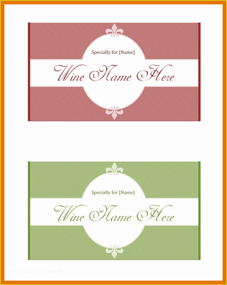 Bridesmaid Wine Label Template Free Of 1 2 Wine Label Template