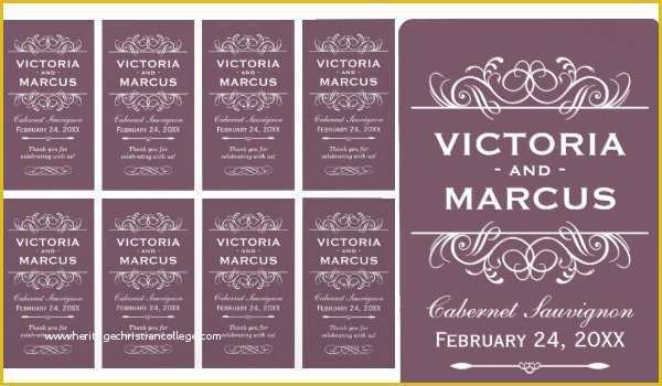 Bridesmaid Wine Label Template Free Of 57 Best Creative Designs Of Wine Labels & Stickers