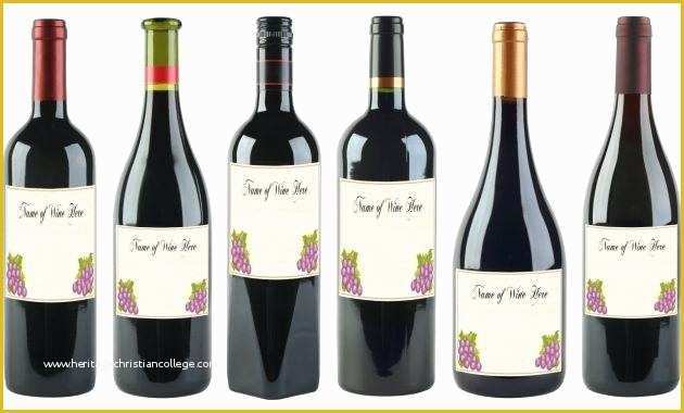 Bridesmaid Wine Label Template Free Of Free Printable Wine Labels You Can Customize Bottle Label