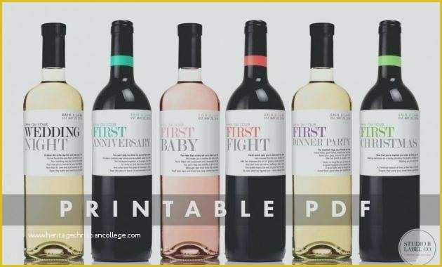 Bridesmaid Wine Label Template Free Of Free Wedding Wine Label Template