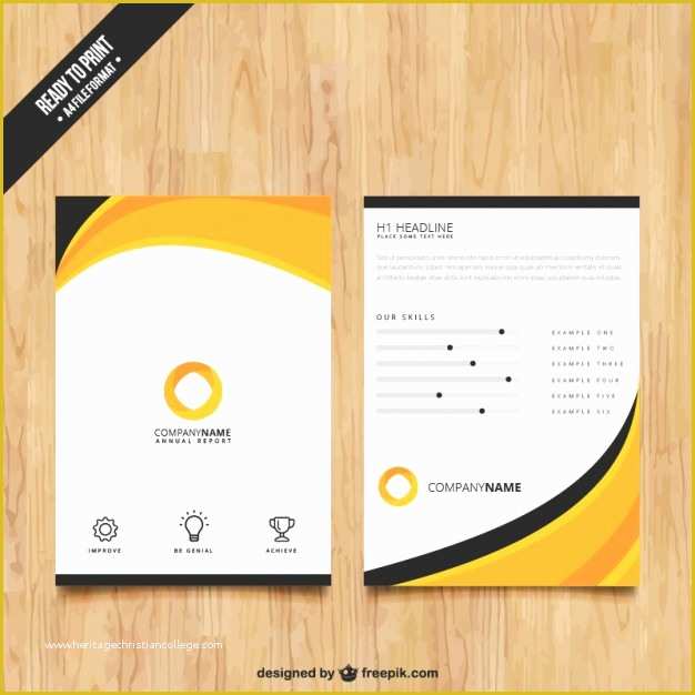 Brochure Layout Templates Free Download Of Abstract Brochure Template Vector