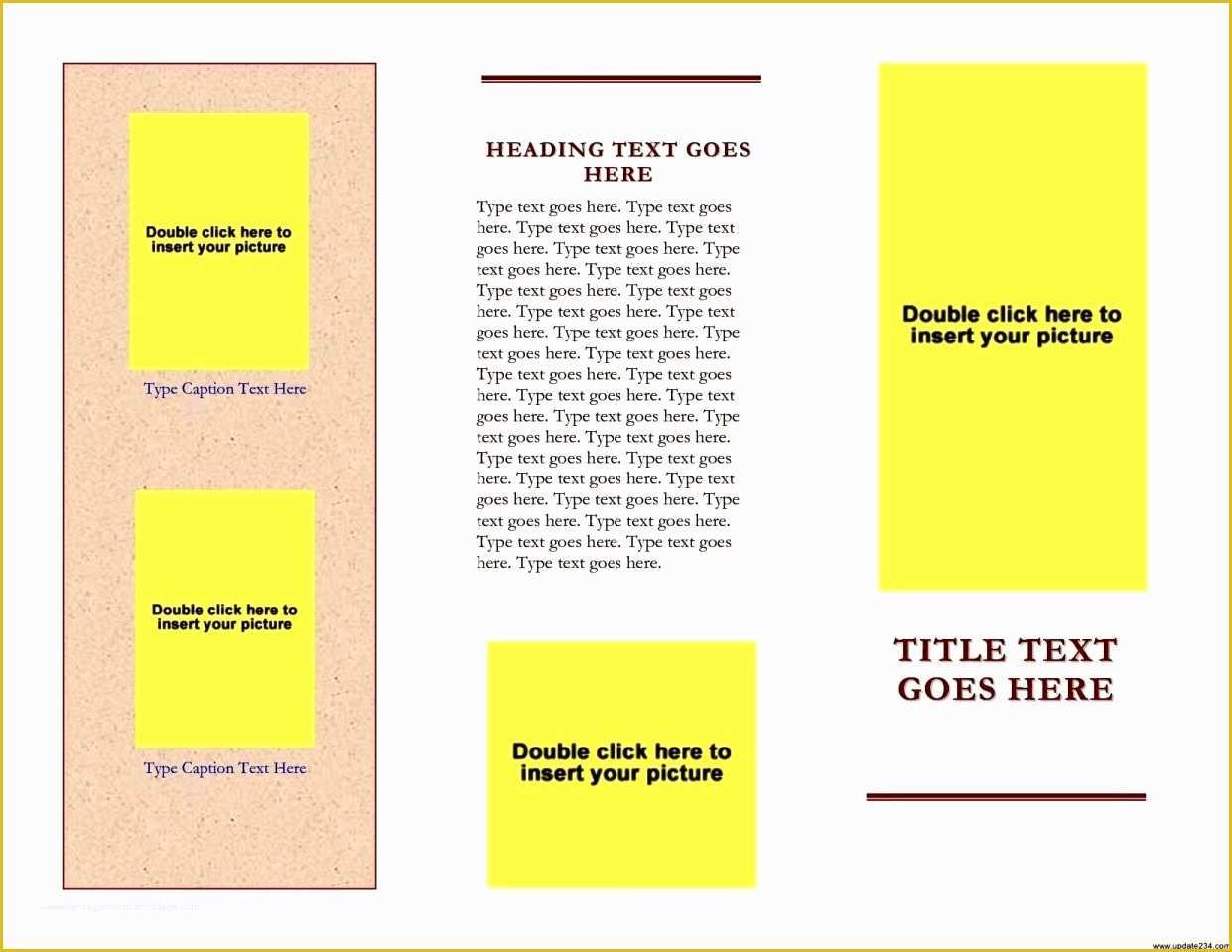 Brochure Templates Free Download for Word Of Brochure Templates Word Example Mughals