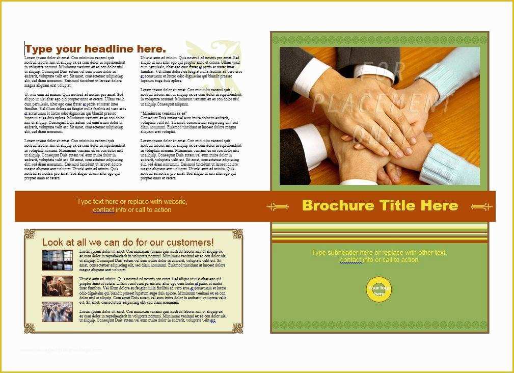 Brochure Templates Free Download Of 31 Free Brochure Templates Ms Word and Pdf Free
