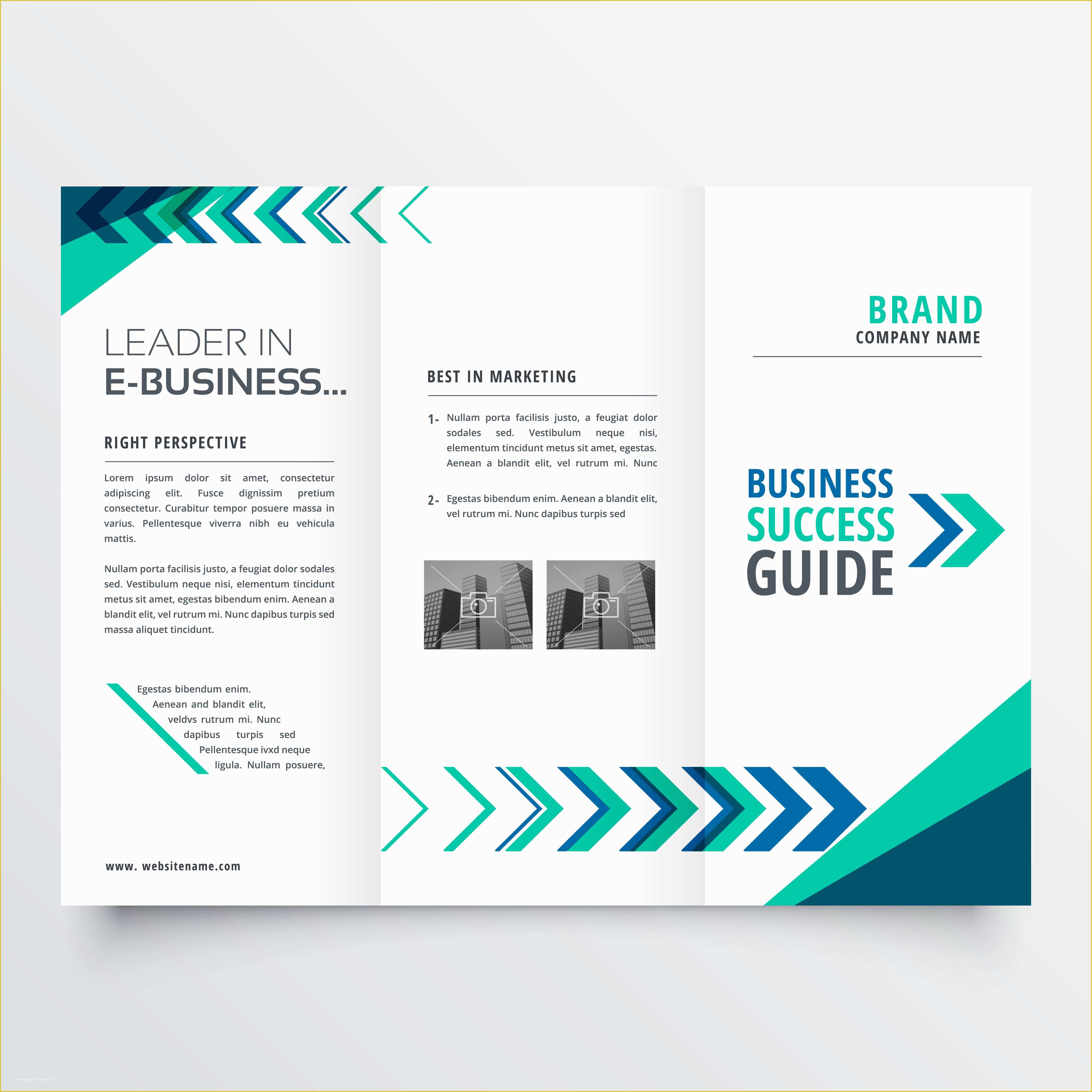 Brochure Templates Free Download Of Business Tri Fold Brochure Template Design with Geometric