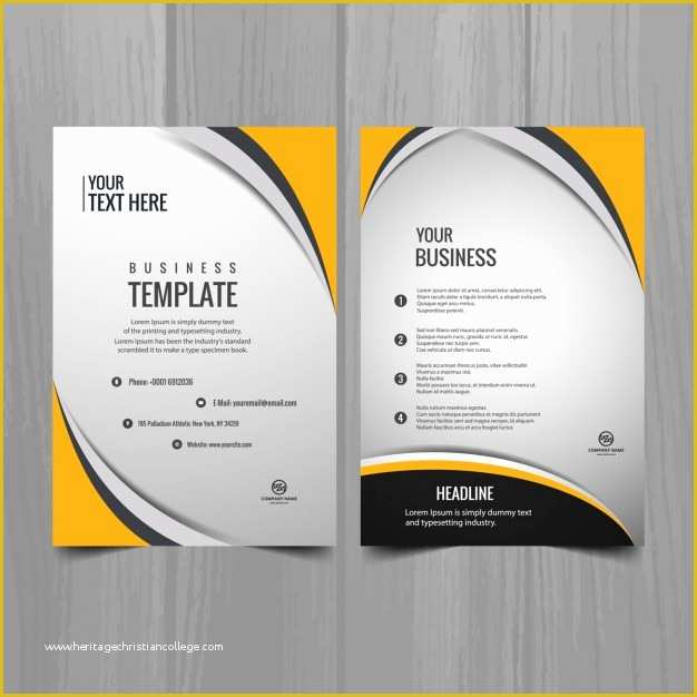 Brochure Templates Free Download Of Modern Business Brochure Template Vector