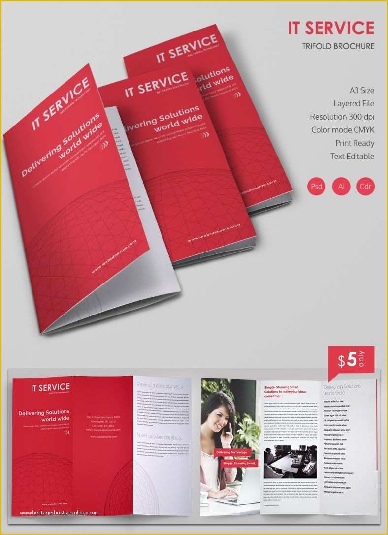 Brochure Tri Fold Template Free Download Of 20 Best Free and Premium Corporate Brochure Templates