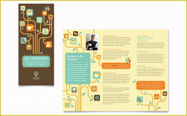 Brochure Tri Fold Template Free Download Of Business Services Tri Fold Brochure Template Word