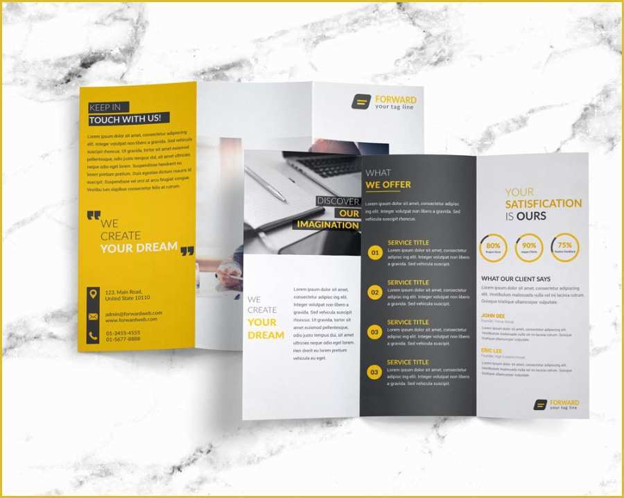 Brochure Tri Fold Template Free Download Of Creative Corporation Tri Fold Brochure Template Age themes