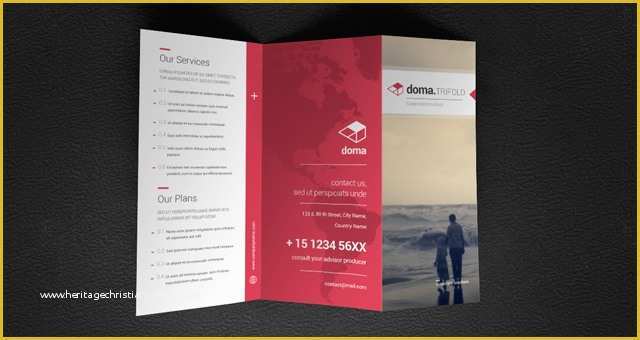 Brochure Tri Fold Template Free Download Of Doma Tri Fold Brochure Template Brochure Templates