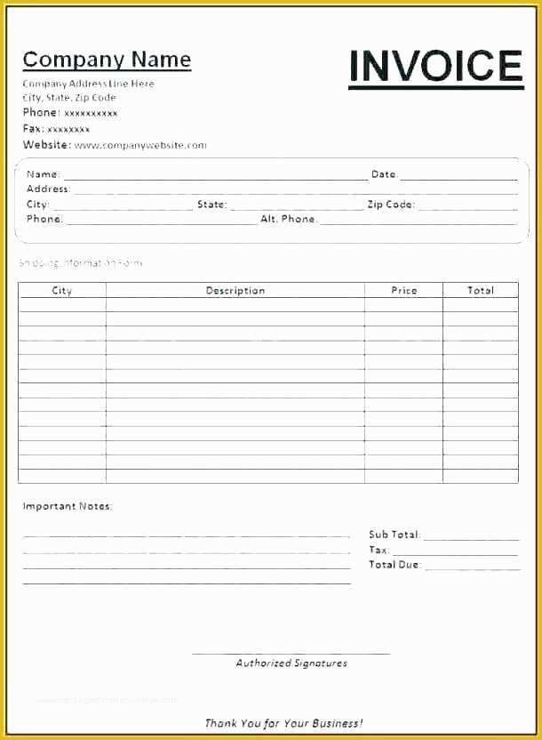 Builders Invoice Template Free Download Of Builders Invoice Template Builder Basic Free Excel