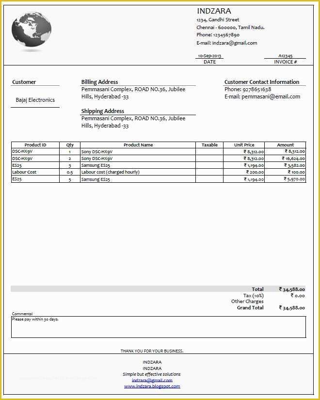 Builders Invoice Template Free Download Of Builders Invoice Template Denryokufo