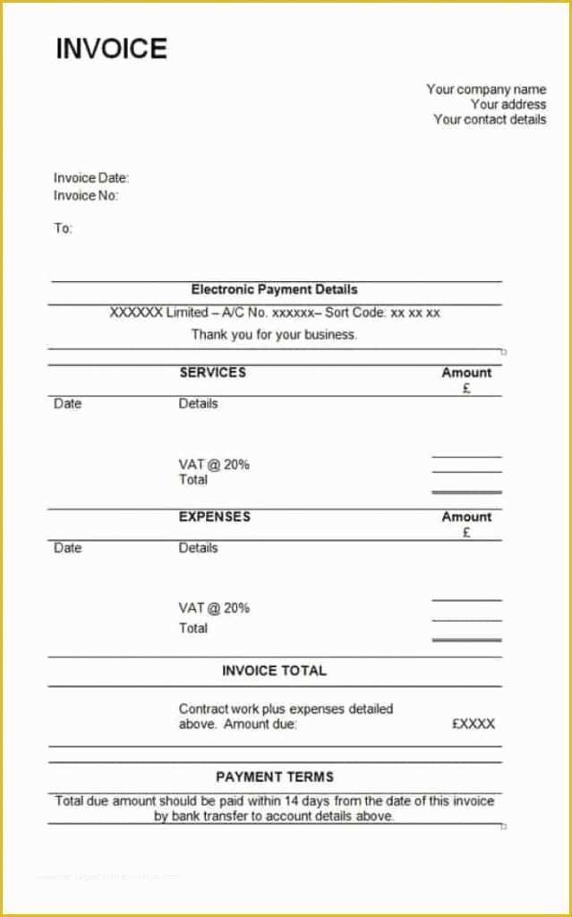 Builders Invoice Template Free Download Of Independent Contractor Invoice Template