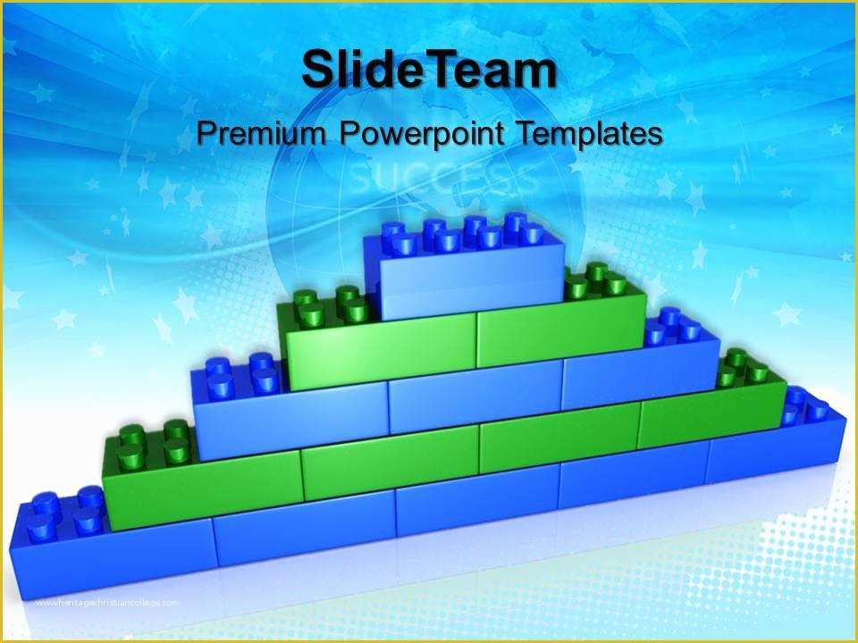 Building Blocks Powerpoint Template Free Of Abc Building Blocks Powerpoint Templates Lego Brick Wall