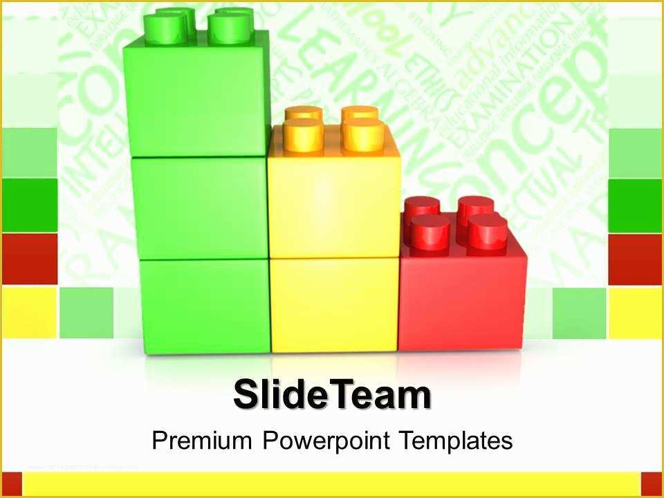 Building Blocks Powerpoint Template Free Of Big Building Blocks Powerpoint Templates Lego Bar Graph