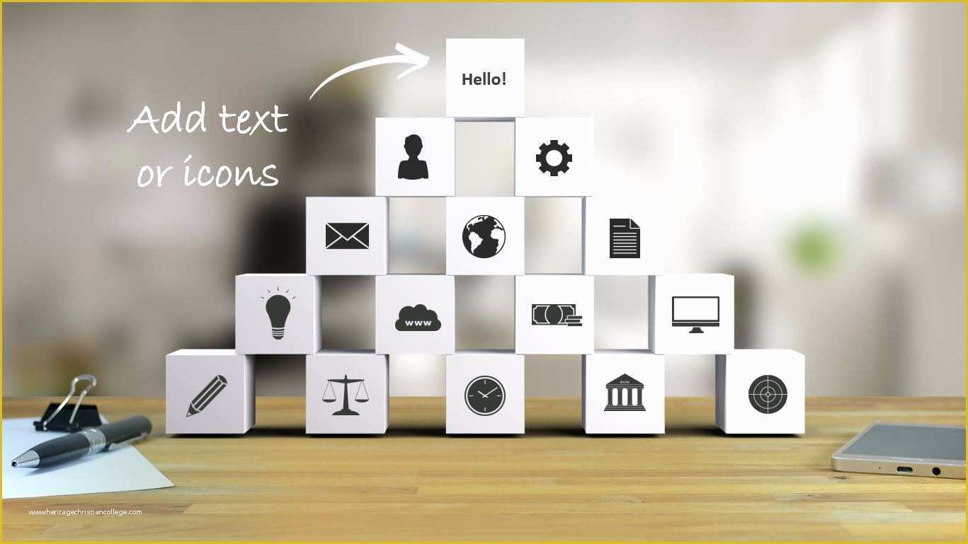 Building Blocks Powerpoint Template Free Of Building A Business Powerpoint Template