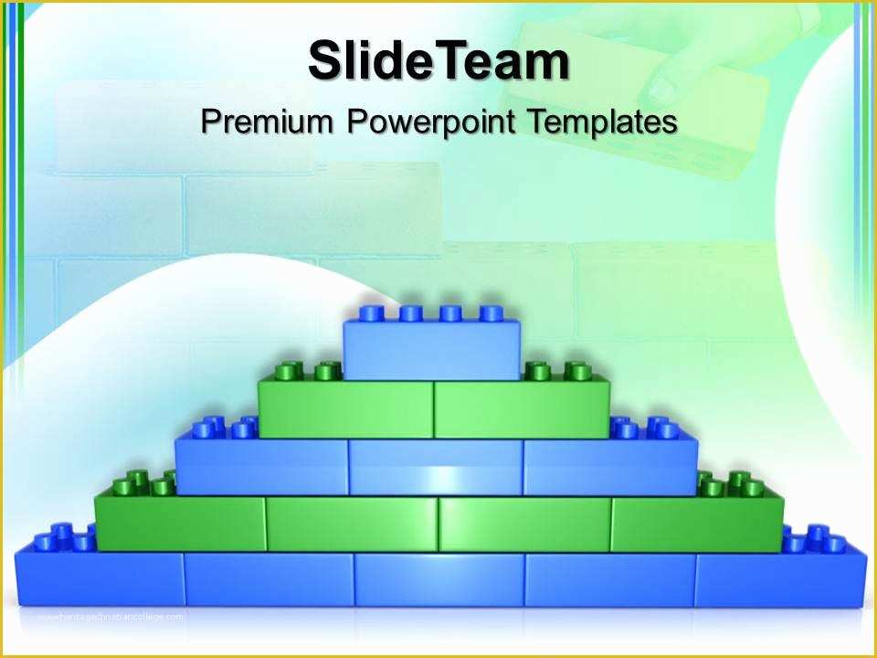 Building Blocks Powerpoint Template Free Of Giant Building Blocks Powerpoint Templates Lego Brick Wall