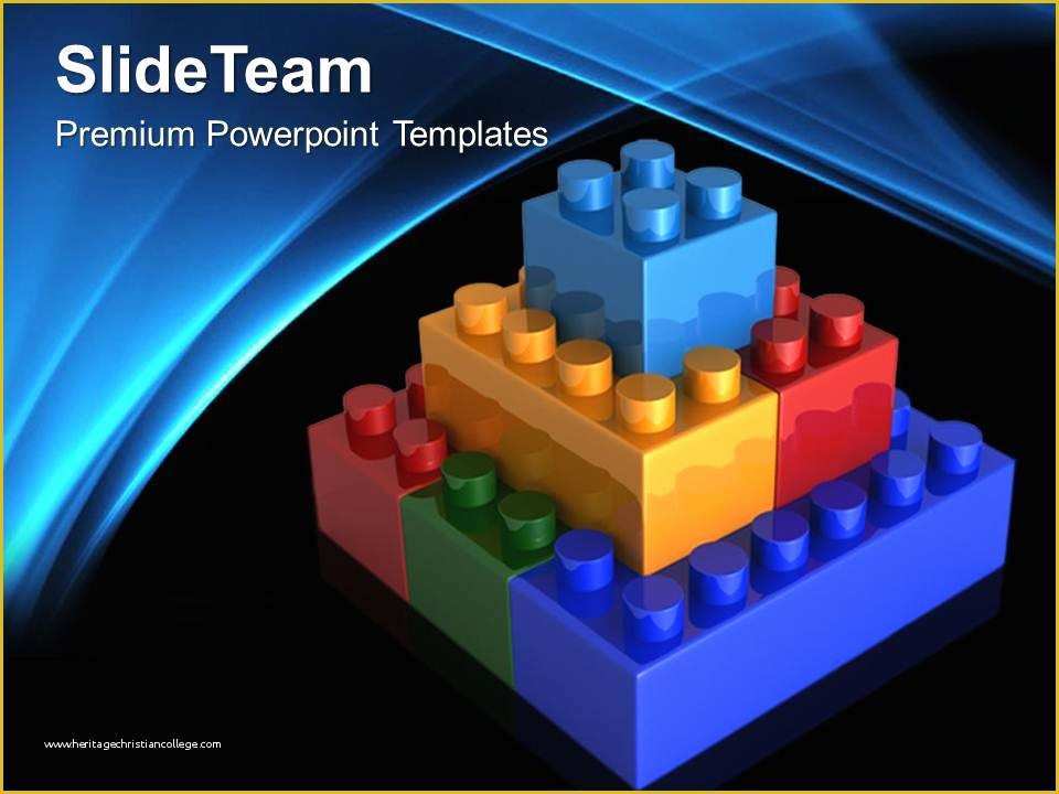 Building Blocks Powerpoint Template Free Of Giant Building Blocks Powerpoint Templates Lego Teamwork