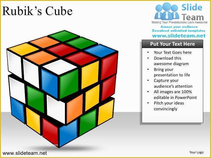 Building Blocks Powerpoint Template Free Of Rubiks Cubes Building Blocks Stacked Powerpoint Ppt Templates