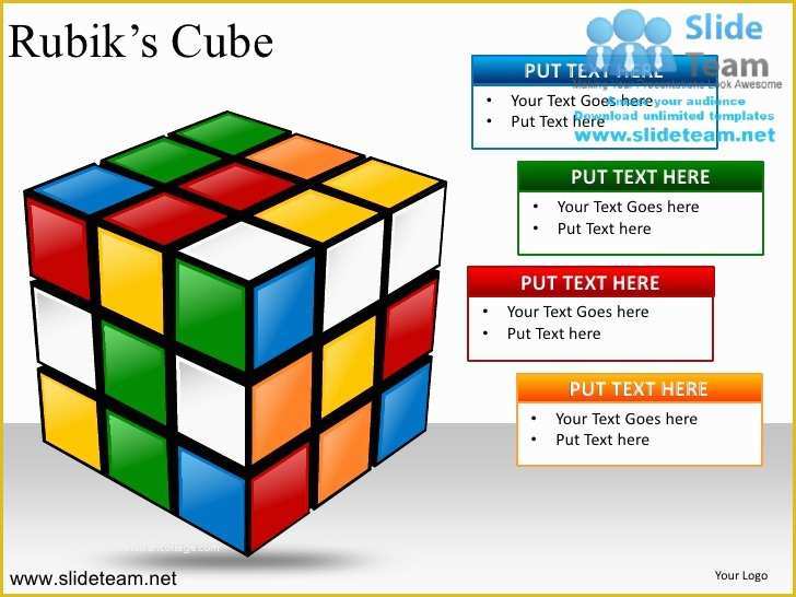 Building Blocks Powerpoint Template Free Of Rubiks Cubes Building Blocks Stacked Powerpoint Ppt Templates