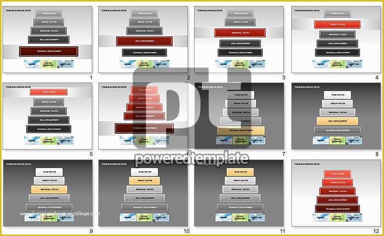 Building Blocks Powerpoint Template Free Of Team Building Blocks for Powerpoint Presentations