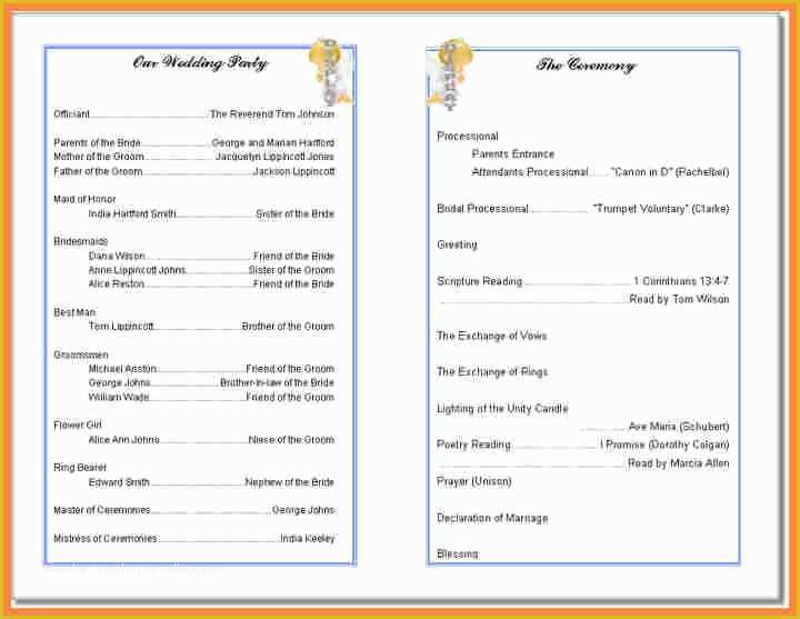 Bulletin Templates Free Download Of Free Printable Church Bulletin Templates