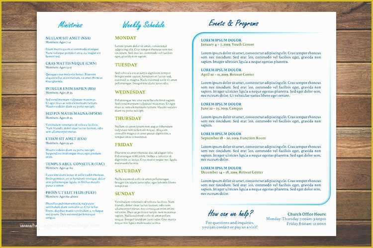 Bulletin Templates Free Download Of I Like This Layout Church Bulletins T