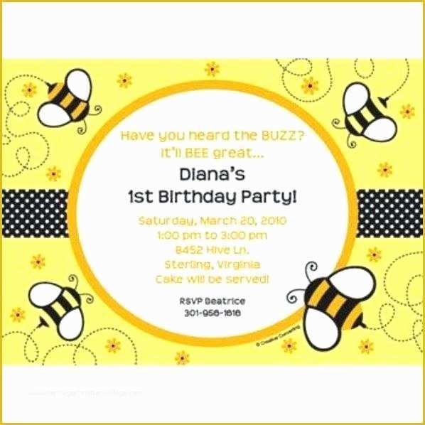 Bumble Bee Invitation Template Free Of Bumble Bee First Birthday Party Transformers Bumblebee