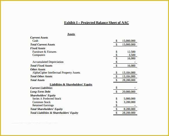 Business Balance Sheet Template Free Download Of Balance Sheet Templates 18 Free Word Excel Pdf