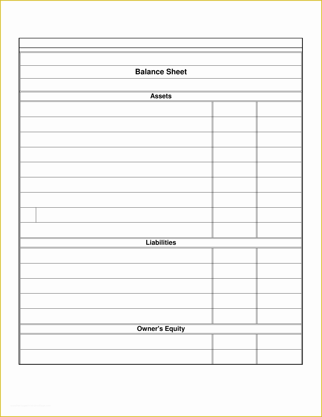 Business Balance Sheet Template Free Download Of Download Restaurant Balance Sheet Template Excel