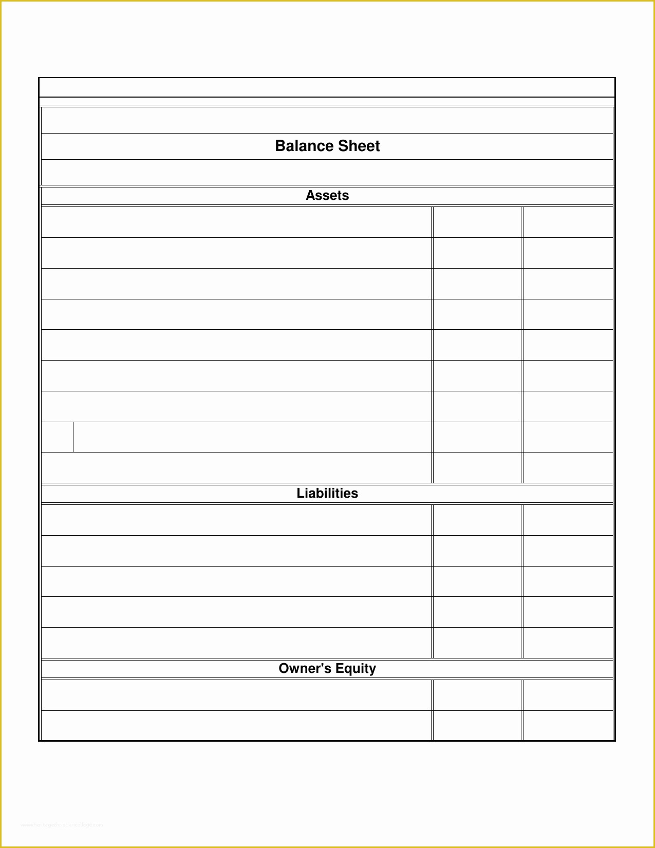 Business Balance Sheet Template Free Download Of Download Restaurant Balance Sheet Template Excel