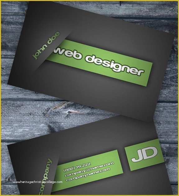 Business Calling Card Template Free Of 32 Free Business Card Templates