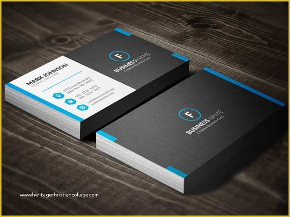 Business Calling Card Template Free Of Dark Mosaic Professional Business Card Template Free