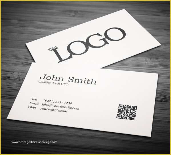 Business Calling Card Template Free Of Free Business Cards Psd Templates Print Ready Design