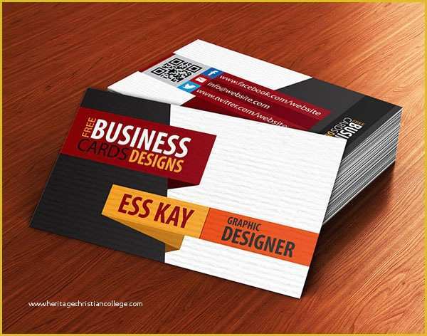 Business Calling Card Template Free Of Free Business Cards Psd Templates Print Ready Design