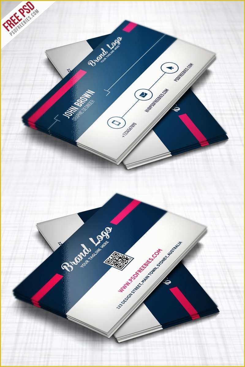 Business Calling Card Template Free Of Modern Business Card Design Template Free Psd