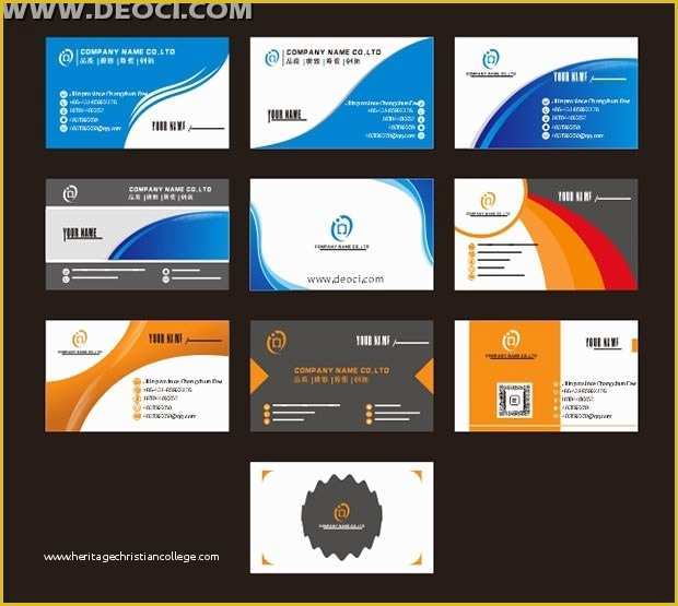 Business Card Template Ai File Free Download Of 10 Exquisite Design Business Card Design Template Cdr File