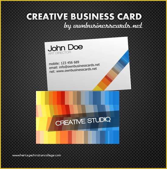 Business Card Template Ai File Free Download Of 100 Free Business Card Templates Designrfix