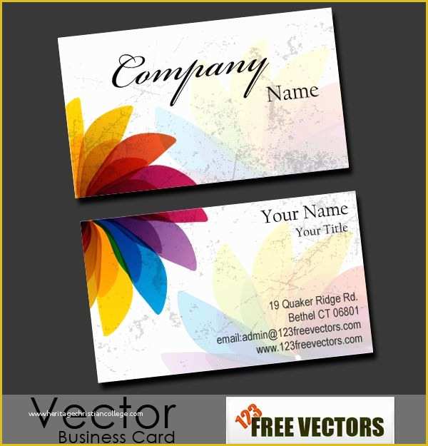 Business Card Template Ai File Free Download Of Awesome Floral Free Business Card Available for