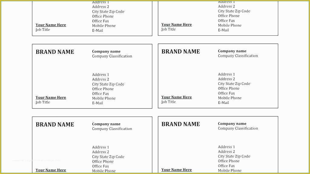 Business Card Template Ai File Free Download Of Business Card Template Ai