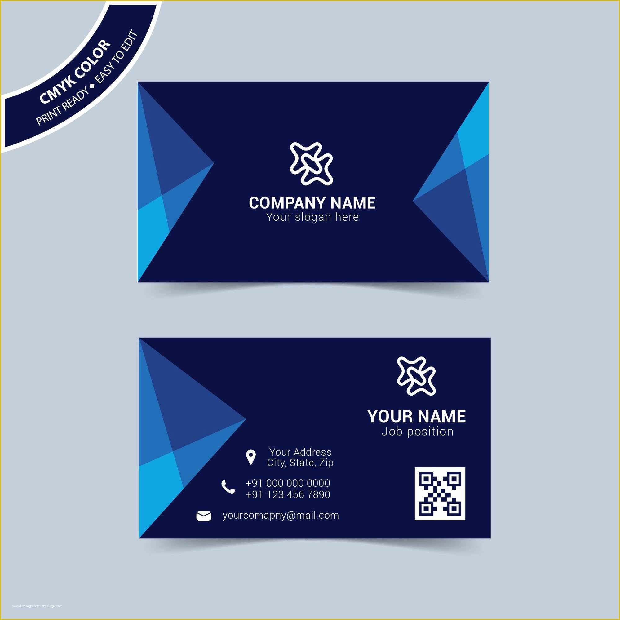 Business Card Template Ai File Free Download Of Business Card Template Illustrator Free Download – Modern