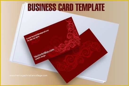 business card template ai file free download