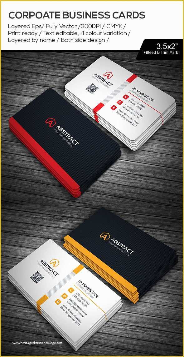 Business Card Template Ai Free Of 15 Premium Business Card Templates In Shop