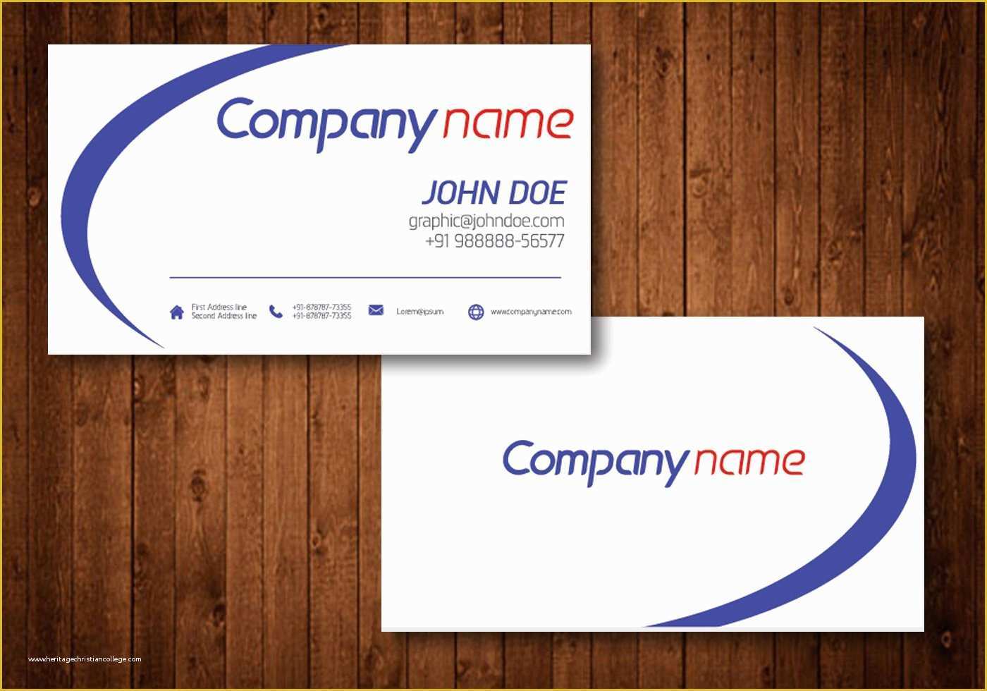 Business Card Template Free Download Of Business Card Template Business Card Template Freepik