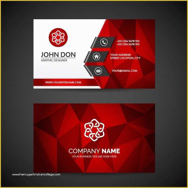 Business Card Template Free Download Of Business Card Template Vector