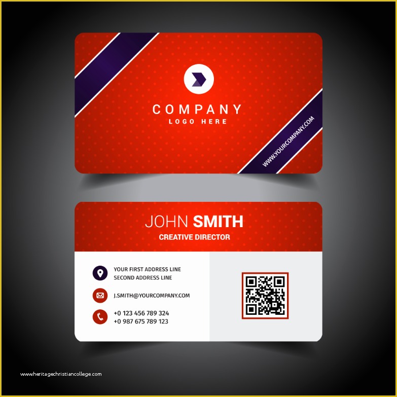 Business Card Template Free Download Of Corporate Business Card Template Free Download