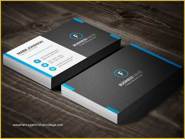 Business Card Template Free Download Of Dark Mosaic Professional Business Card Template Free