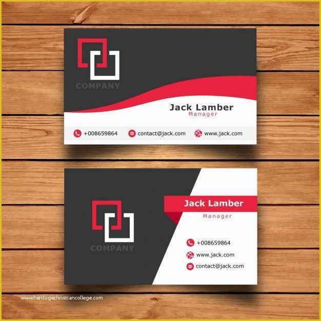 Business Card Template Free Download Of Modern Simple Business Card Template Vector