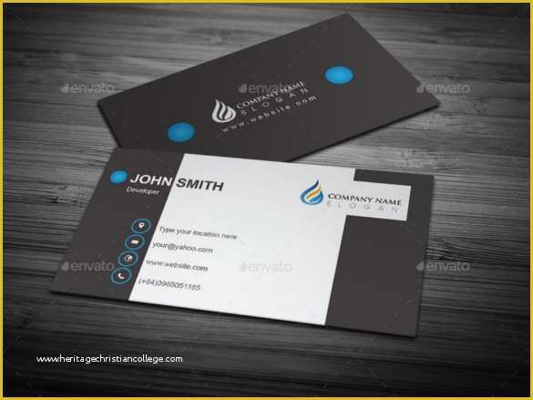 Business Card Template Illustrator Free Of 51 Cool Business Card Templates Word Pages Ai Psd