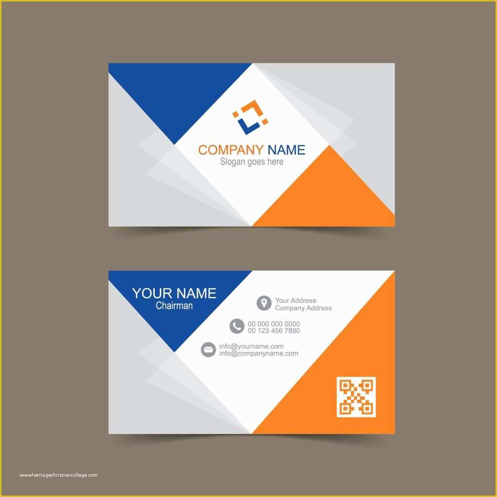 Business Card Template Illustrator Free Of Free Business Card Template In Illustrator Print Ready